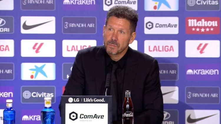 Cholo Simeone señala a Courtois: "Provocamos a la gente y la gente se enoja"