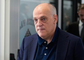 Javier Tebas ataca al Real Madrid y lo tacha de victimista