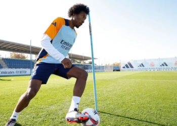 Alaba, en la recta final de su recuperación