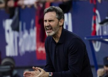 Vicente Moreno: «Hay que valorar el punto, estoy cansado de ver al Madrid ganar partidos con un jugador menos»