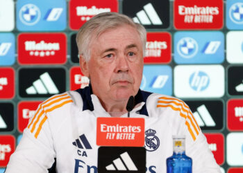 Ancelotti: «Veo a Vinicius con ganas de seguir haciendo historia con el Real Madrid»