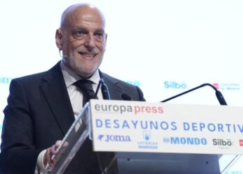 Tebas vuelve a la carga y se reafirma contra el Real Madrid: «Es un club llorón»